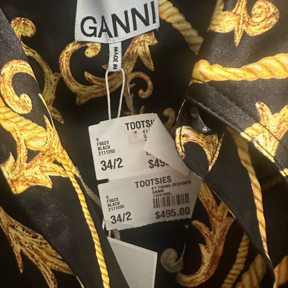 Ganni Black Mini Dress - Picture 7 of 11